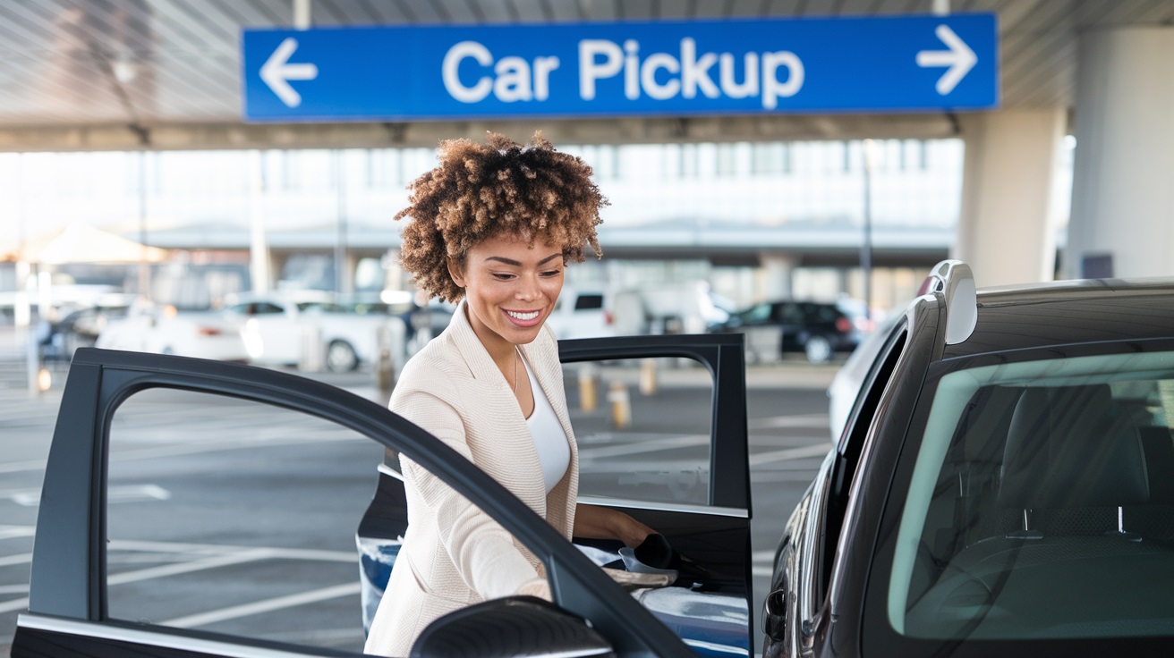 Picking up Car